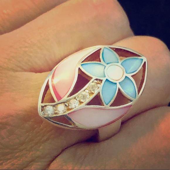 925 solid silver ring - Picture 1 of 1